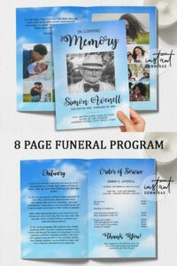 8-page-funeral-program-template