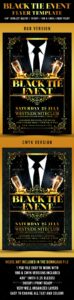 black-tie-event-program-template