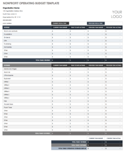 non-profit-program-budget-template