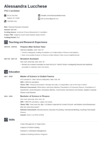 resume-for-masters-program-template