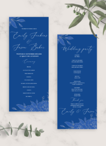 royal-blue-wedding-program-template