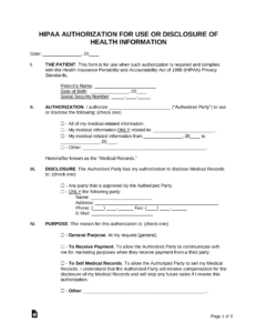 authorization-for-release-of-health-information-template