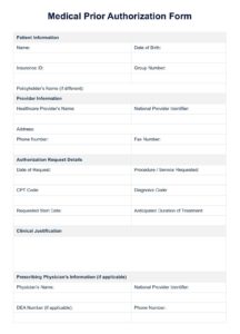 medical-prior-authorization-form-template