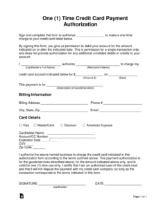 one-time-credit-card-authorization-form-template