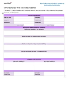 360-degree-employee-evaluation-survey-template