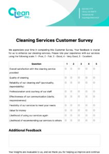 customer-satisfaction-cleaning-service-survey-template