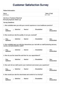 customer-service-survey-template