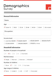 demographic-questions-sample-survey-template