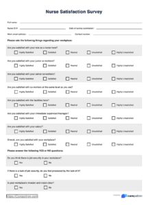 healthcare-employee-satisfaction-survey-template