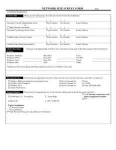 network-cabling-site-survey-template