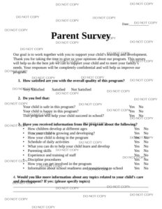 parent-survey-child-care-center-template